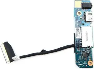 Dell Inspiron 14 5400 2-IN-1 Laptop USB Audio SD Reader I/O Board W/ Cable DT35R I/O Boards- Video Audio USB IR DC TV PWR