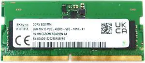 SK Hynix 8GB 1RX16 DDR5 Sodimm PC5-38400 4800MHZ 262-PIN Memory HMCG66MEBSA095N Laptop Memory - OEM