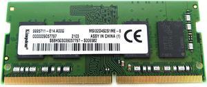 MSI32D4S2S1ME-8 Kingston 8GB DDR4 Sodimm PC4-25600 3200MHZ RAM 9995711-E14.A00G Laptop Memory