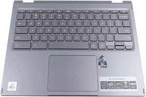 Acer Chromebook CP713-2W Grey US Keyboard Palmrest Touchpad Assembly EAZSI003010 Laptop Palmrest Touchpad Assembly