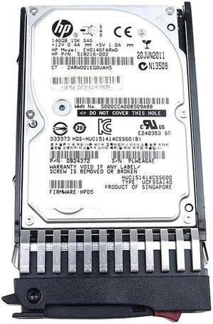 518216-002_NEW1 HP EH0146FARWD 146GB 2.5" 15000RPM SAS 6.0GB/S HDD Hard Disk Drive 518216-002 Hard Drives - SAS