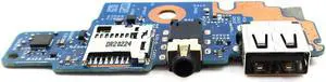 Dell Inspiron 7306 2-IN-1 Series Laptop USB Audio SD Card Reader I/O Board CJ8X7 I/O Boards- Video Audio USB IR DC TV PWR