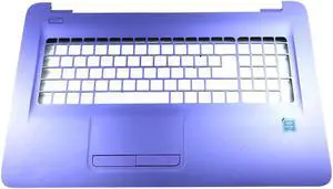HP 17-X 17-Y Laptop Palmrest Touchpad Assembly Purple 900154-001 NO Keyboard Laptop Palmrest Touchpad Assembly - OEM
