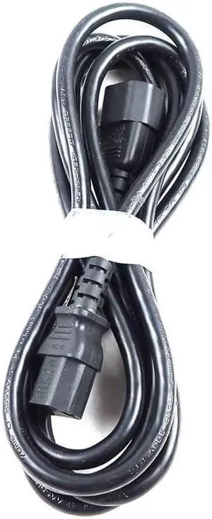 Volex 6FT Black C14 Male TO C13 Female 250V VW-1 18 AWG Power Cord E241374 Power Cables & Power Supply Cables