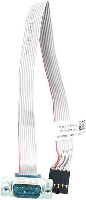 Genuine Dell Foxconn DB9 RS-232 COM Port Serial Cable YTJ41 0YTJ41 E124936-H Serial Interface Cables
