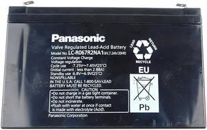 LC-R067R2NA1 Genuine Panasonic 6V 20WH 7.2AH Rechargeable LEAD-ACID Battery UPS Battery Backups