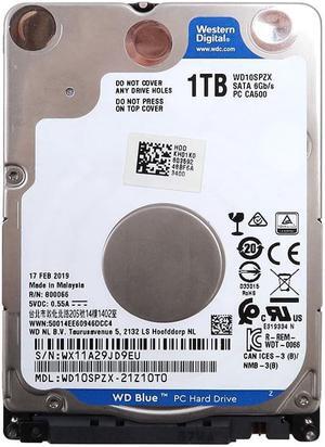 WD10SPZX Western Digital WD Blue 1TB 2.5" 5400RPM 128MB Cache Sata HDD WD10SPZX-21Z10T0 Laptop Hard Drives - OEM