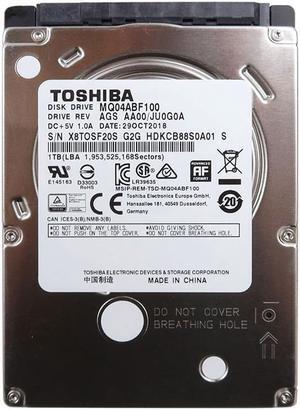 MQ04ABF100 Toshiba MQ04AB 1TB 2.5" 5400RPM 128MB Cache Sata Hard Disk Drive Laptop Hard Drives - OEM