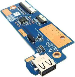 T1000B Genuine Acer ONE 10 S1003 D16H1 Series Laptop USB TYPE-A I/O Board 55.LCQN8.001 I/O Boards- Video Audio USB IR DC TV PWR - OEM