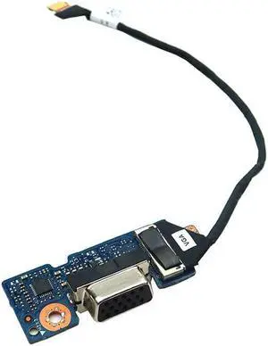 LS-G715P Dell Vostro 3480 3481 Series Laptop VGA I/O Board With Cable Wdkcp 0WDKCP I/O Boards- Video Audio USB IR DC TV PWR