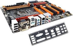 Desktop Motherboard Compatible Replacement Spare Part for Gigabyte GA-Z97X-SOC Intel Chipset Z97 Socket LGA1150 DDR3 HDMI DisplayPort DVI-D D-Sub SATA 6.0Gb/s ATX