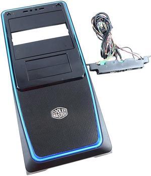 Cooler Master Elite 311 Desktop Black Blue Front Panel Bezel Cover W/ I/O Board Case Faceplates