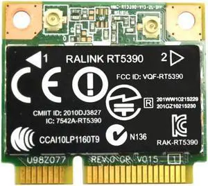 Ralink RT5390R RT5390 Series 802.11BGN Half Mini PCI-EXPRESS Wifi Card 691415-001 Laptop Wireless Cards - Wifi