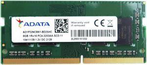 AO1P32NC8W1-BD2SHC_UA A-DATA 8GB 1RX16 DDR4 PC4-25600 3200MHZ 260-PIN Sodimm Memory AO1P32NC8W1-BD2SHC Laptop Memory