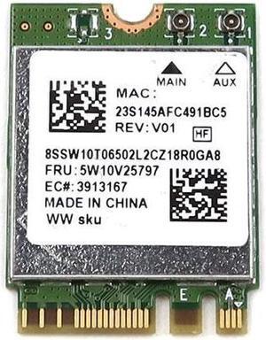 RTL8852AE Lenovo Realtek PCI-EXPRESS M.2 802.11AX Bluetooth Wifi Card SW10T06502 Laptop Wireless Cards - Wifi