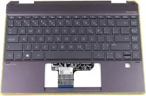 HP Spectre X360 13-AP Fr/Can Keyboard Palmrest Assembly L37682-DB1 NO Touchpad Laptop Palmrest Touchpad Assembly