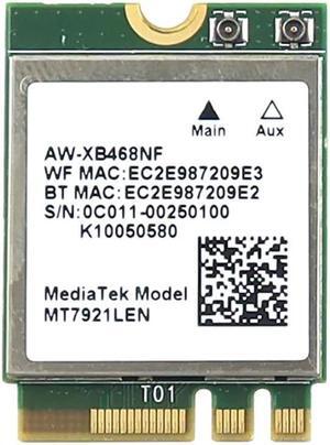 0C011-00250100_UB Azurewave AW-XB468NF M.2 2230 USB PCI-E Wifi 6 Bluetooth 5.2 Card 0C011-00250100 Laptop Wireless Cards - Wifi