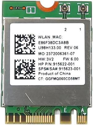 RTL8822BE Realtek M.2 2230 PCI-E USB Wifi 802.11AC Bluetooth 4.2 Card 915622-001 Laptop Wireless Cards - Wifi