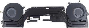 Dell XPS 15 9510 Precision 5560 Laptop Black CPU GPU Heatsink FAN Assembly 359CG Laptop CPU Fans & Heatsinks