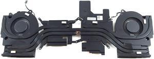 Dell G15 5510 Laptop Black Thermal CPU GPU Heatsink FAN Assembly 5YW78 05YW78 Laptop CPU Fans & Heatsinks
