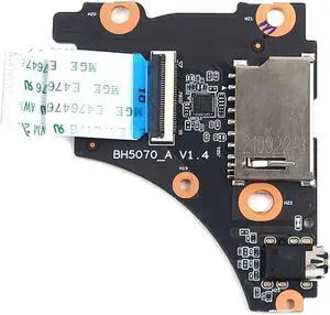 BH5070_A Lenovo Legion S7-15ACH6 82K8 SD Card Reader Audio I/O Board W/ Cable 5C50S25217 I/O Boards- Video Audio USB IR DC TV PWR