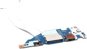 GLS1B LS-L502P Lenovo Ideapad 1-15ADA7 82R1 USB SD Card Reader I/O Board With Cable 5C50S25282 I/O Boards- Video Audio USB IR DC TV PWR