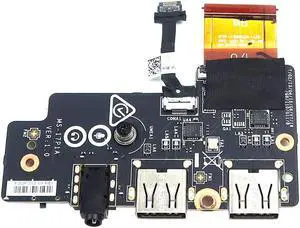 MS-17P1A MSI GS77 Stealth MS-17P1 Laptop USB Audio I/O Board With Cables 607-17P1A-01S I/O Boards- Video Audio USB IR DC TV PWR