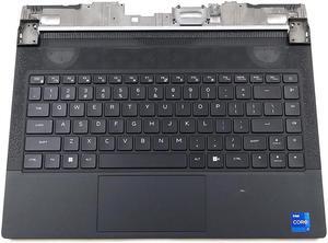 Dell Alienware X14 R1 US English Keyboard Palmrest Touchpad Assembly Black 52P24 Laptop Palmrest Touchpad Assembly