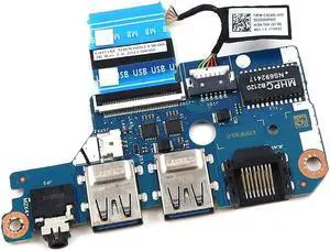 GH51Z LS-K851P Acer AN515-45 AN515-57 AN517-41 RJ-45 USB Audio I/O Board W/ Cables 55.QB9N2.001 I/O Boards- Video Audio USB IR DC TV PWR