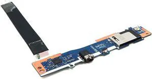 GS552 NS-C782 Lenovo 3-15IIL05 3-15IGL05 SD Card Reader Audio I/O Board With Cable 5C50S25437 I/O Boards- Video Audio USB IR DC TV PWR