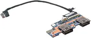 GYG51 NS-D132 Lenovo Ideapad Yoga 7-15ITL5 82BJ Laptop Dual USB I/O Board W/ Cable 5C50S25117 I/O Boards- Video Audio USB IR DC TV PWR