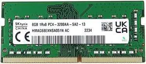 Laptop Memory Module HMAG68EXNSA051N AC Compatible Replacement Spare Part for SK Hynix 8GB 1Rx8 DDR4 SDRAM PC4-25600 3200MHz 260-Pin Non-ECC Unbuffered CL22 1.2V SO-DIMM - OEM