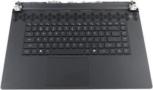 Dell Alienware M17 R5 R7 US English Keyboard Palmrest Touchpad Assembly Vnrxh Laptop Palmrest Touchpad Assembly