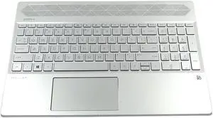 L24753-001_UB HP Pavilion 15-CS 15-CW 15T-CS US Keyboard Palmrest Touchpad Assembly L24753-001 Laptop Palmrest Touchpad Assembly