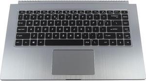 307-551C412-HG0_UC MSI Modern 15 MS-1551 Silver Keyboard Palmrest Touchpad Assembly 307-551C412-HG0 Laptop Palmrest Touchpad Assembly