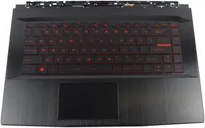 307-6W1C212-Y31_UC MSI GF65 Thin MS-16W2 Laptop Keyboard Palmrest Touchpad Assembly 307-6W1C212-Y31 Laptop Palmrest Touchpad Assembly