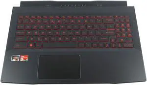 307-582C211-M77_UC MSI Bravo 15 MS-158M Laptop Keyboard Palmrest Touchpad Assembly 307-582C211-M77 Laptop Palmrest Touchpad Assembly