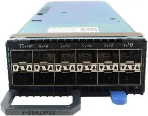 Dell 12XETH10-F 12-PORT Ethernet/Fcoe 10G Sfp+ Lan/San Network Switch Vwfmv Network Switches & Management