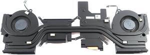 Dell G15 5510 5511 5515 Thermal CPU GPU Cooling Heatsink FAN Assembly W47TF Laptop CPU Fans & Heatsinks