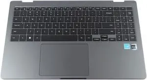 BA98-03676A_UB Samsung Galaxy BOOK3 NP750QFG US Keyboard Palmrest Touchpad Assembly BA98-03676A Laptop Palmrest Touchpad Assembly