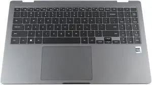BA98-03676A_UC Samsung Galaxy BOOK3 NP750QFG Keyboard Palmrest Touchpad Assembly BA98-03676A Laptop Palmrest Touchpad Assembly