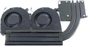 N02298-001_UC HP Spectre 16-F Black Thermal CPU Cooling Heatsink FAN Assembly N02298-001 Laptop CPU Fans & Heatsinks