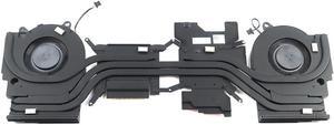 G7V1F_UB 0G7V1F Dell G15 5515 Ryzen Edition Laptop Black GPU CPU Heatsink FAN Assembly G7V1F Laptop CPU Fans & Heatsinks