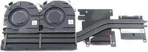 N56369-001_UB HP Victus 15-FB Black Thermal CPU GPU Cooling Heatsink FAN Assembly N56369-001 Laptop CPU Fans & Heatsinks