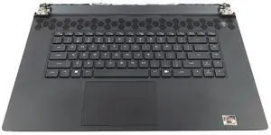 VNRXH_UC8 0VNRXH Dell Alienware M17 R5 R7 US Keyboard Palmrest Touchpad Assembly Black Vnrxh Laptop Palmrest Touchpad Assembly