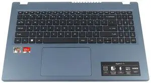 Acer Aspire 3 A315-24P Laptop Keyboard Palmrest Touchpad Assembly AM3ZC000600 Laptop Palmrest Touchpad Assembly