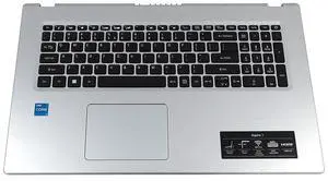 AP3A8000200_UC3 Acer Aspire 3 A317 Laptop Silver Keyboard Palmrest Touchpad Assembly AP3A8000200 Laptop Palmrest Touchpad Assembly