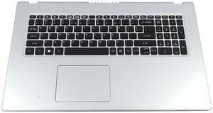 AP3A8000200_UC2 Acer Aspire 3 A317 Silver Laptop Keyboard Palmrest Touchpad Assembly AP3A8000200 Laptop Palmrest Touchpad Assembly