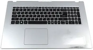 AP3A8000200_UC4 Acer Aspire 3 A317 Laptop Silver Keyboard Palmrest Touchpad Assembly AP3A8000200 Laptop Palmrest Touchpad Assembly