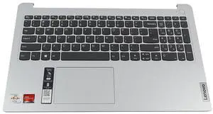 Lenovo 1-15ADA7 US English Keyboard Palmrest Touchpad Assembly Grey 5CB1F36624 Laptop Palmrest Touchpad Assembly